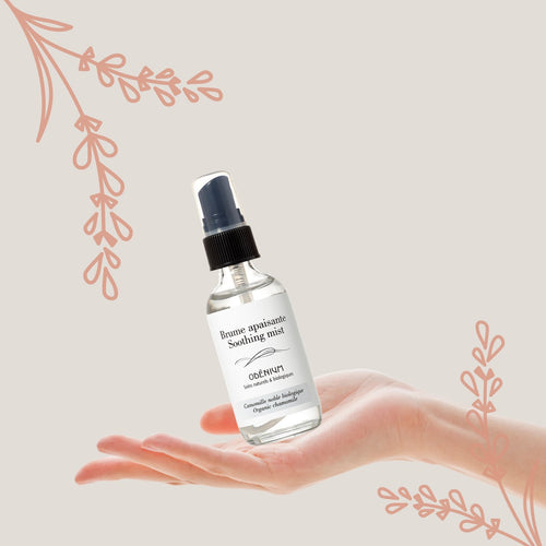 brume apaisante, hydrolat, tonique naturel et biologique visage femme