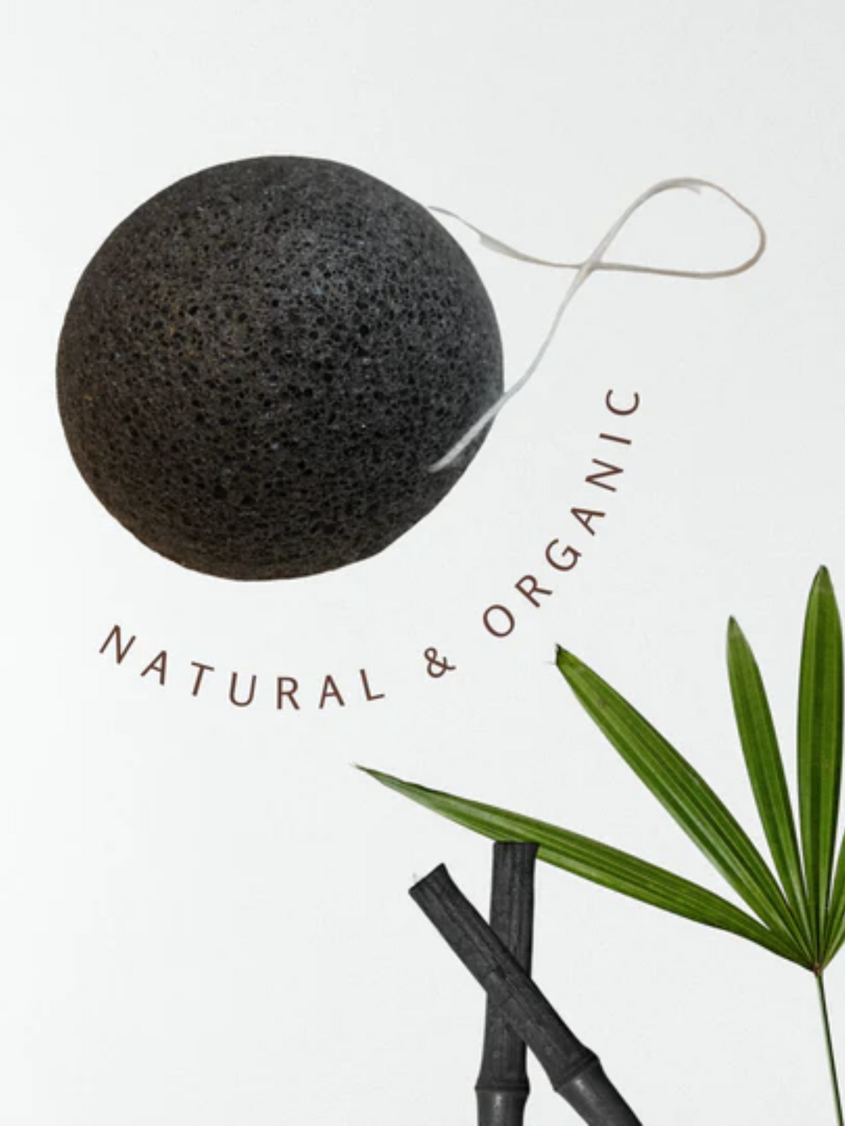 KONJAC FACE SPONGE - Bamboo Charcoal