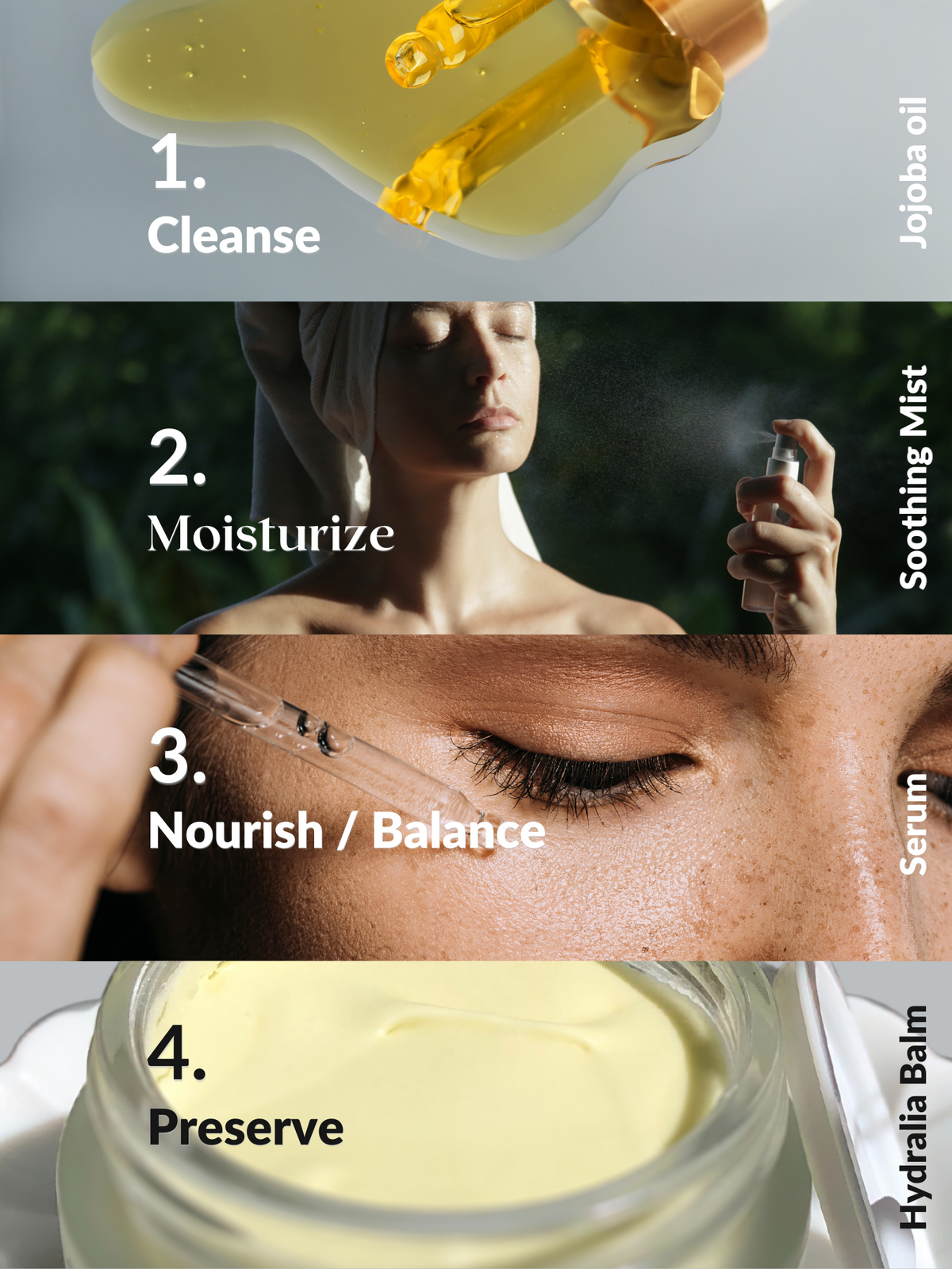 Sérum Naturel Matifiant & Apaisant pour Peau Mixte